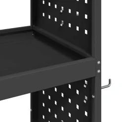 vidaXL Gereedschapswagen Zwart 75 x 35 x 73 cm Koudgewalst staal
