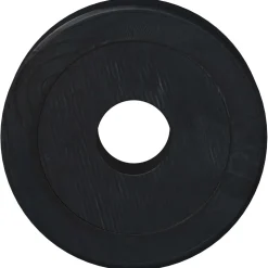 vidaXL geschikt voor vlakke ringen 2 st Zwart ∅15 x 3 mm