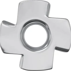 vidaXL Gestanste T-moer 2 st Zilver M6 mm Staal