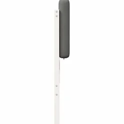 vidaXL Gestoffeerd hoofdbord met hoofdeinde Wit en Lichtgrijs 200 cm