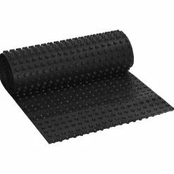vidaXL Gewelfde Drainageplaat Zwart 0,5 x 20 m HDPE