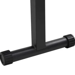 vidaXL Gewicht Bank Zwart 108 x 27 x 41 cm Gepoedercoat staal