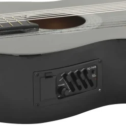 vidaXL Gitaar cutaway met equalizer 6 snaren western klassiek zwart