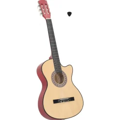 vidaXL Gitaar cutaway met 6 snaren western akoestisch 38