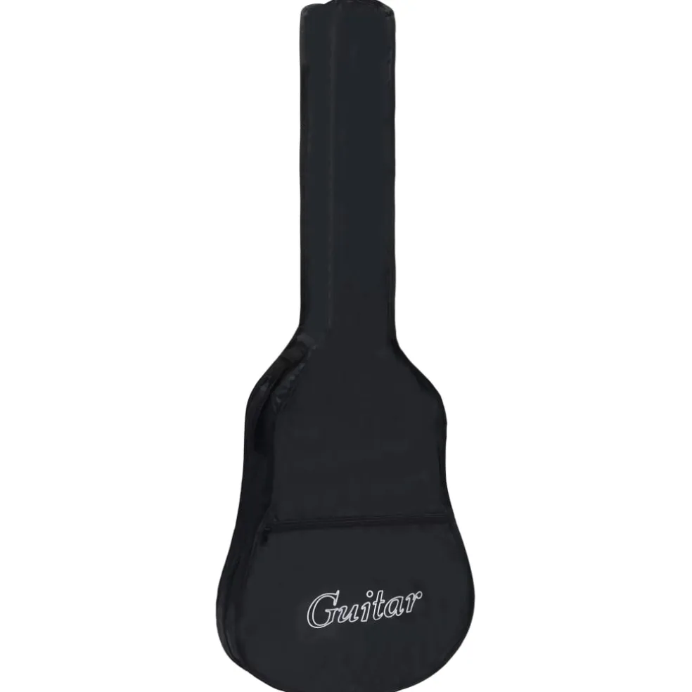 vidaXL Gitaar klassiek beginner met tas 4/4 39" zwart