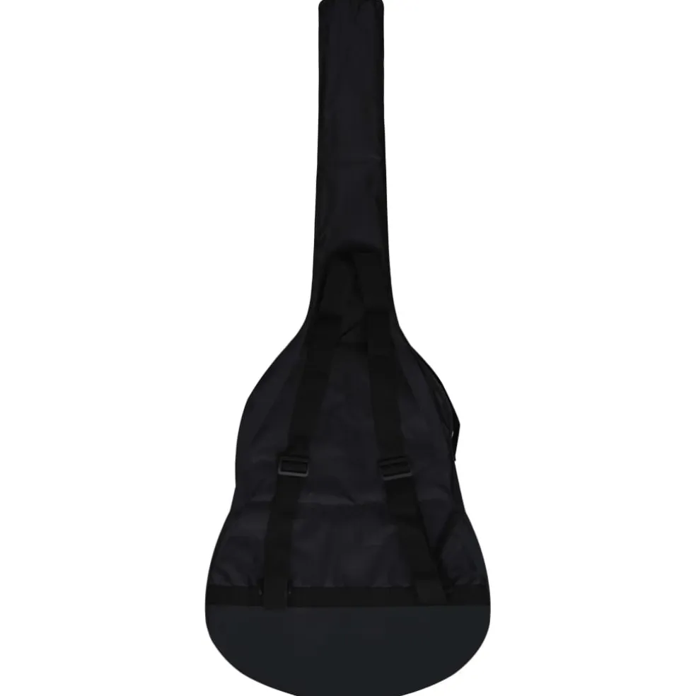 vidaXL Gitaar klassiek beginner met tas 4/4 39" zwart