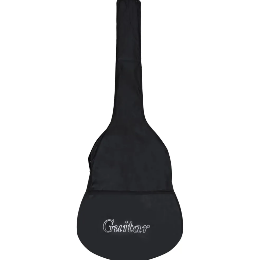 vidaXL Gitaar klassiek beginner met tas 4/4 39" zwart