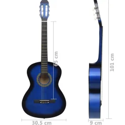 vidaXL Gitaar klassiek beginner met tas 4/4 39