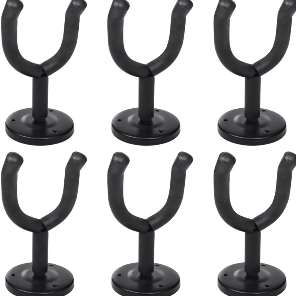vidaXL Gitaar wandhouder (6 stuks)