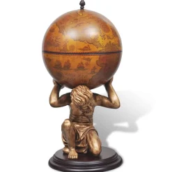 vidaXL Globebar Atlas 42x42x85 cm