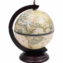 vidaXL Globebar tafelmodel eucalyptushout groen