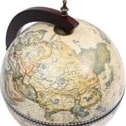vidaXL Globebar tafelmodel eucalyptushout groen
