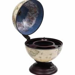 vidaXL Globebar tafelmodel eucalyptushout groen