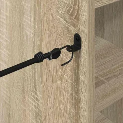 vidaXL Golfkast met wiel Effen Sonoma Eiken 65 x 45 x 98 cm
