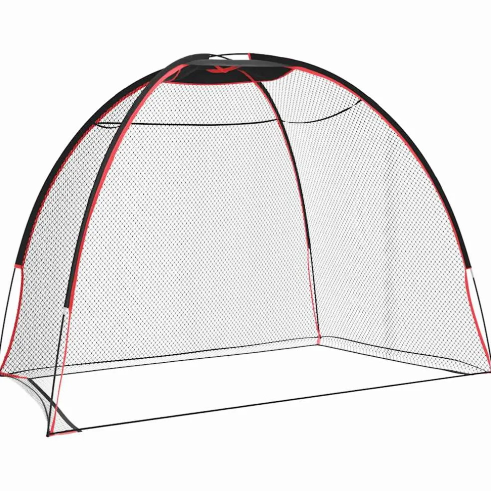 vidaXL Golf Trainingshulpmiddel Zwart 314 x 150 x 206 cm Polyester