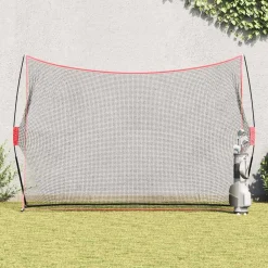 vidaXL Golf Trainingshulpmiddel Zwart 314 x 92 x 214 cm Polyester