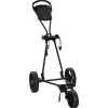 vidaXL Golf trolley Zwart IJzer Opvouwbaar