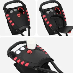 vidaXL Golf trolley Zwart IJzer Opvouwbaar