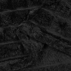 vidaXL Gooi Deken Zwart 150 x 130 cm 0.5 kg Fleece
