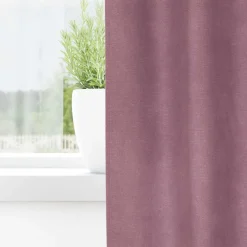 vidaXL Gordijnen 2 st Donkerroze 140 x 140 cm fluweel