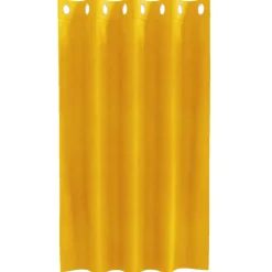 vidaXL Gordijnen 2 st Mosterdgeel 140 x 140 cm fluweel