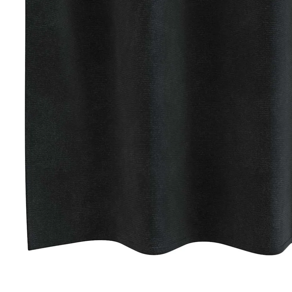 vidaXL Gordijnen 2 st Zwart 140 x 140 cm fluweel