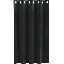 vidaXL Gordijnen 2 st Zwart 140 x 140 cm fluweel