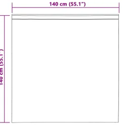 vidaXL Gordijnen 2 st Zwart 140 x 140 cm fluweel