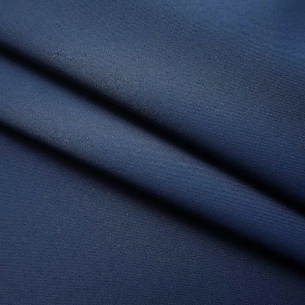 vidaXL Gordijnen verduisterend met haken 2 st 140x175 cm blauw