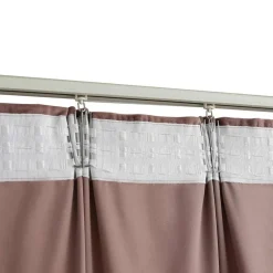 vidaXL Gordijnen verduisterend 2 st met haken 140x175 cm fluweel roze
