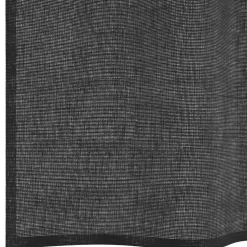 vidaXL Gordijnen voile met doorvoertules 2 st 140x140 cm zwart