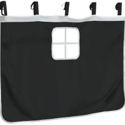 vidaXL Gordijnen voor hoogslaper polyester blauw