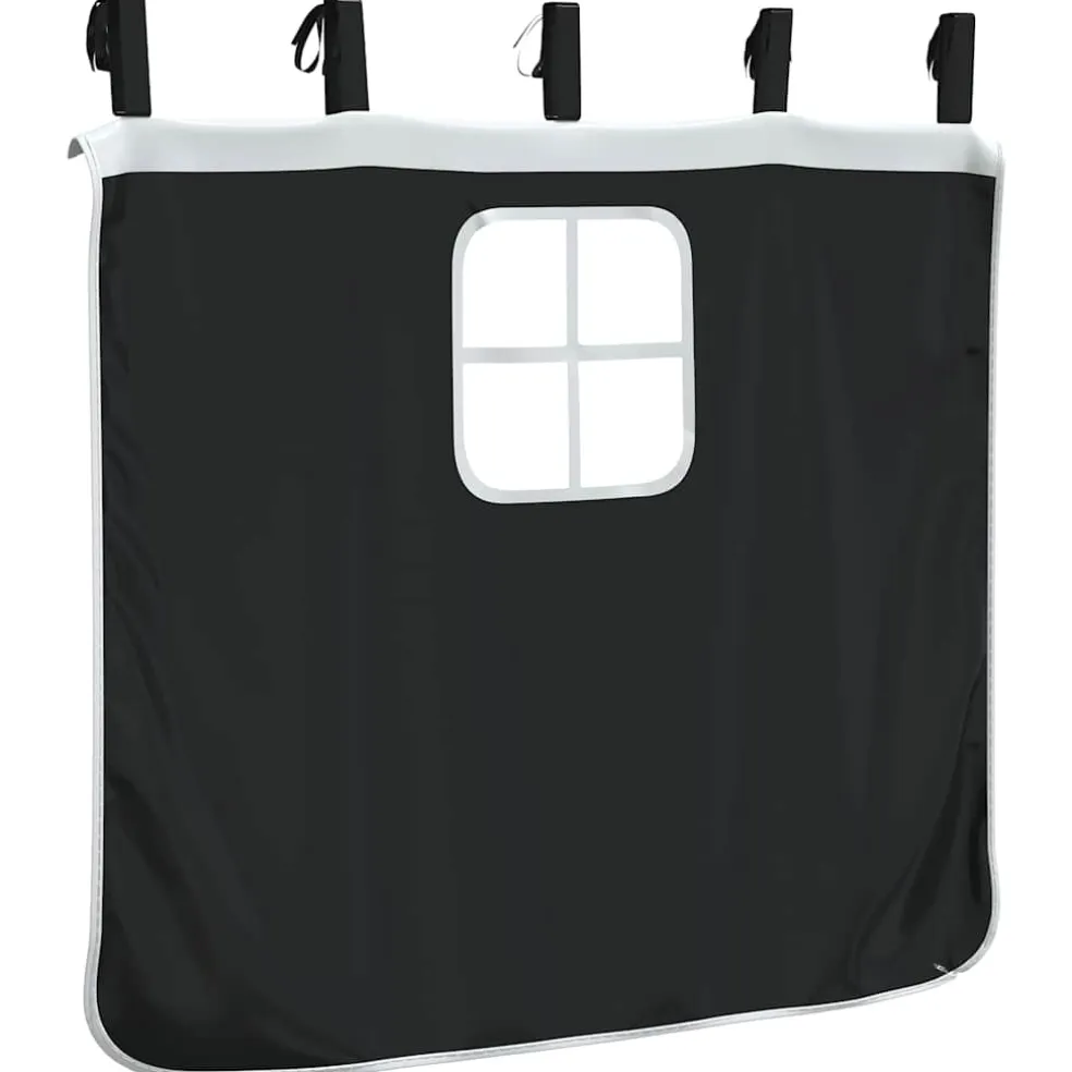 vidaXL Gordijnen voor hoogslaper polyester blauw