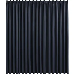 vidaXL Gordijn verduisterend met haken 290x245 cm antraciet