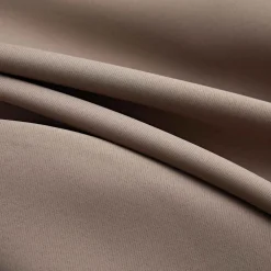 vidaXL Gordijn verduisterend met metalen ringen 290x245 cm taupe