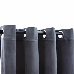 vidaXL Gordijn verduisterend met ringen 290x245 cm fluweel antraciet