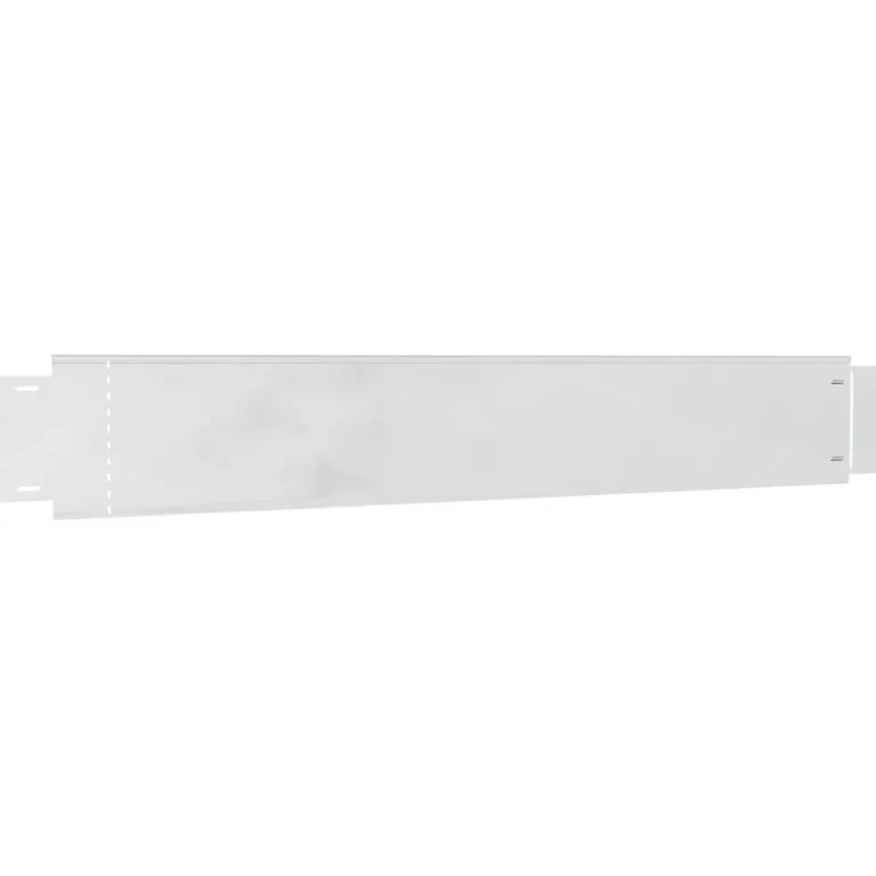 vidaxl Grashek 100 x 14 x 0,07 cm Gegalvaniseerd staal