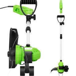 vidaXL Grastrimmer elektrisch telescopisch 29 cm 550 W