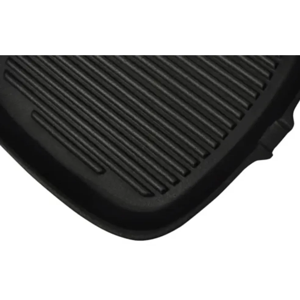 vidaXL Grillpan gietijzer 24x23 cm