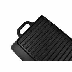 vidaXL Grillplaat dubbelzijdig 50x23 cm gietijzer