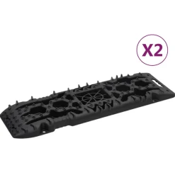 vidaXL Gripplaten 2 st 107x31x7 cm nylon blauw