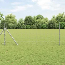 vidaXL Grond Fix Gelast Draadhek 25 x 0,8 m Gegalvaniseerd staal Mesh