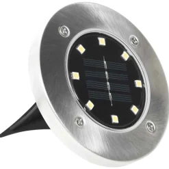 vidaXL Grondlampen 8 st solar LED warmwit