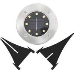 vidaXL Grondlampen 8 st solar LED RGB-kleur