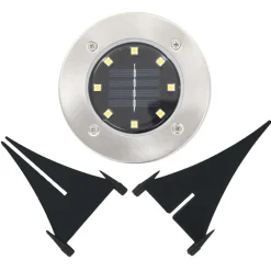 vidaXL Grondlampen 8 st solar LED RGB-kleur