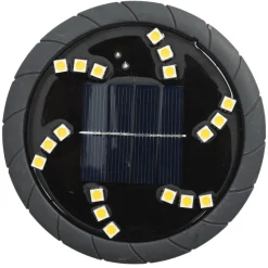 vidaXL Grondlampen 4 st solar met grondpennen warmwit