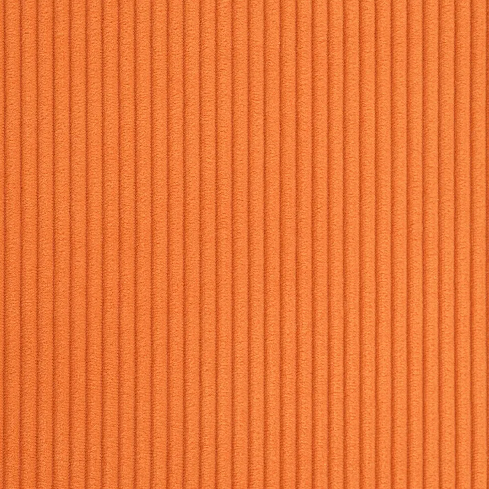 vidaXL Grote chaise longue Oranje Katoenen stof