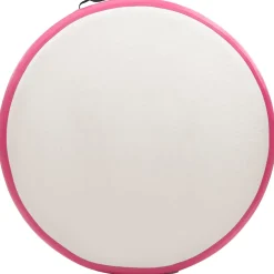 vidaXL Gymnastiekmat met pomp opblaasbaar 100x100x10 cm PVC roze