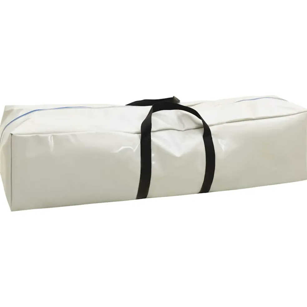 vidaXL Gymnastiekmat met pomp opblaasbaar 100x100x10 cm PVC groen