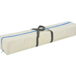 vidaXL Gymnastiekmat met pomp opblaasbaar 300x100x10 cm PVC blauw